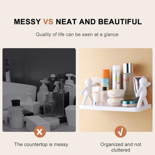 Figure Shape Wall Mounted Rack