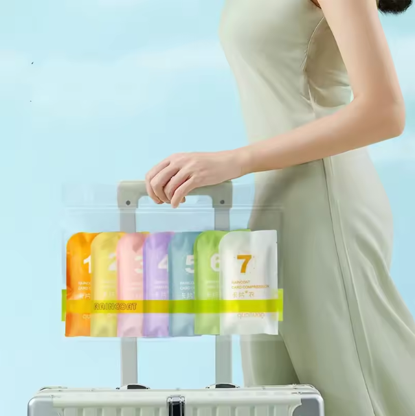 Portable Thick Raincoat – Unisex Disposable Rain Cover for Outdoor & Travel