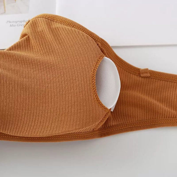 Strapless Cotton Bra - Anti-Slip Sexy Bust-Wrapped Bottoming Bra