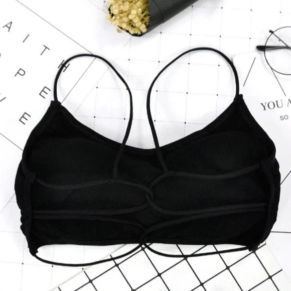 Women's Beauty Back Yoga Bra – Padded, Wireless, Stretchable with Removable Cups & Adjustable Straps