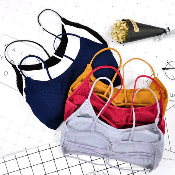 Women's Beauty Back Yoga Bra – Padded, Wireless, Stretchable with Removable Cups & Adjustable Straps