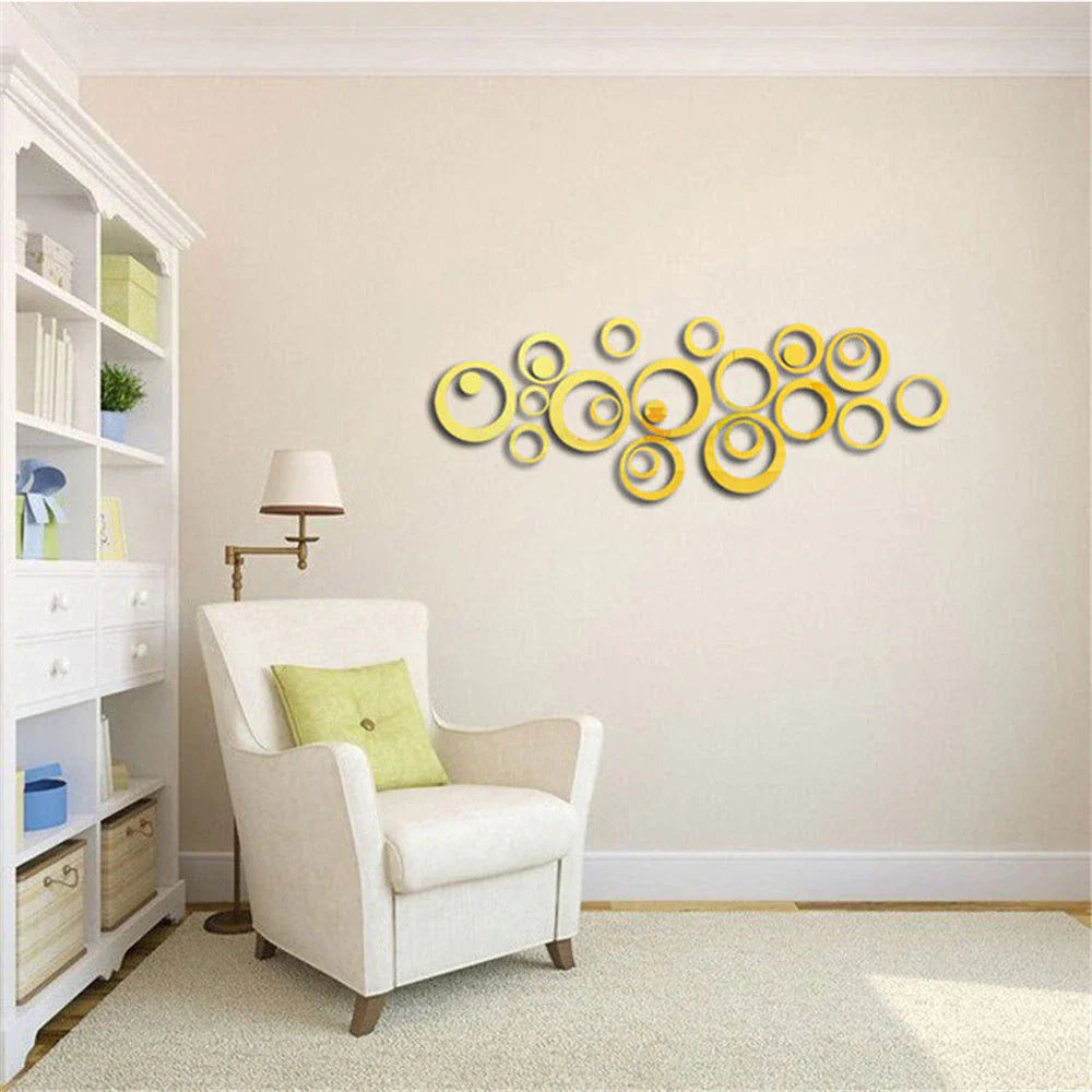 Acrylic Mirror Wall Stickers