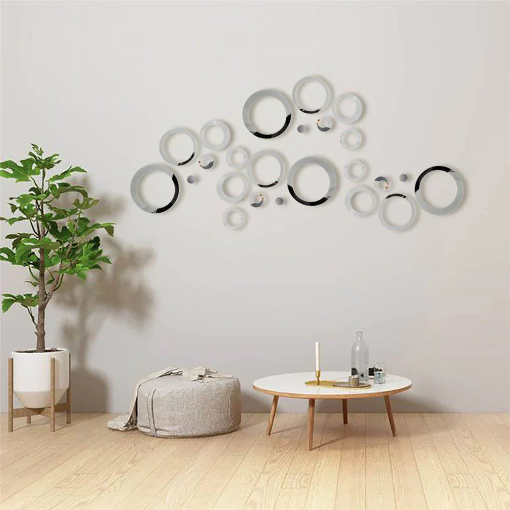 Acrylic Mirror Wall Stickers