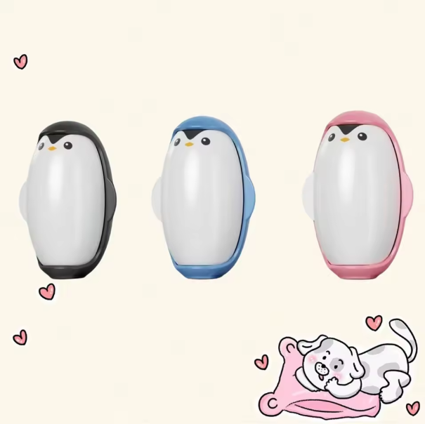 Penguin Plush Vacuum Cleaner Mini Roller for Pet Hair & Clothes