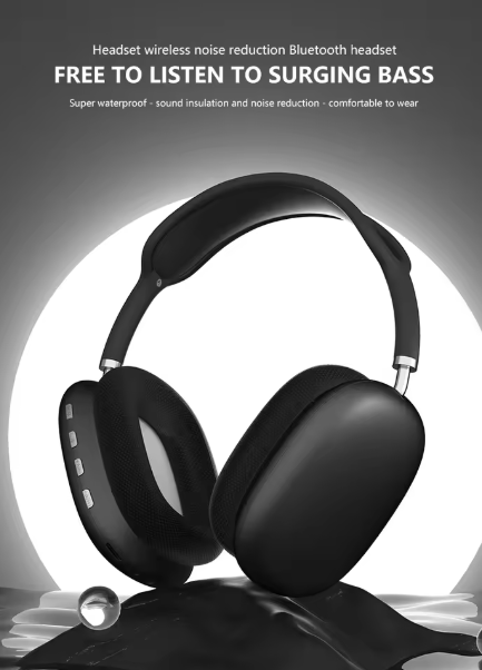 Air Pro Max Wireless Bluetooth Headphones - Noise Cancelling, TF Card Slot, Sports & Gaming