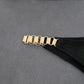 Women’s V-Shaped Metal Bra & Low Waist Thong Lingerie Set with Chain Details