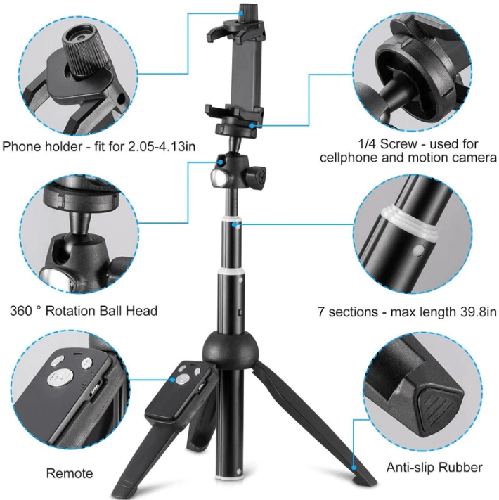 Wireless Selfie Stick &amp; Tripod