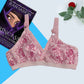 Soft Cotton Hosiery Fabric Imported Style Printed Bra – Stylish Comfort
