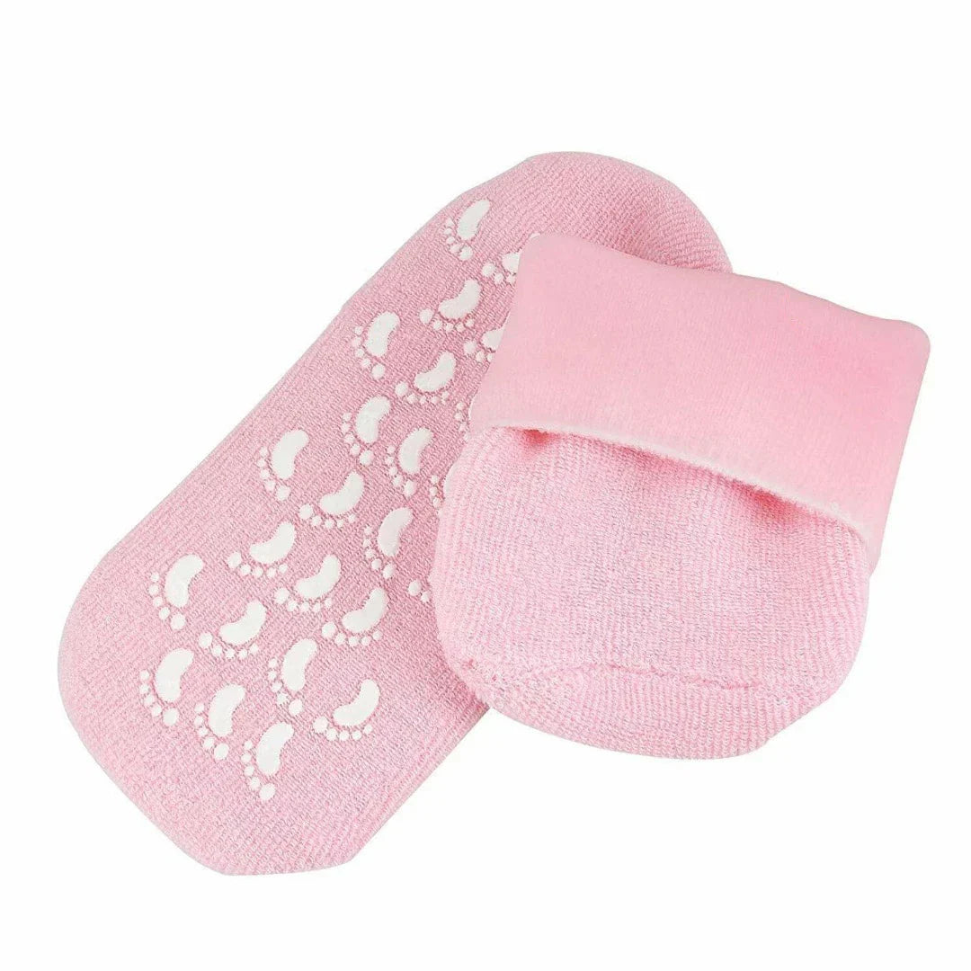 Silicone Moisturizing & Exfoliating Heel Socks - Foot Care & Pain Relief