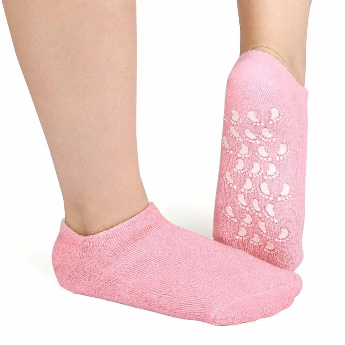 Silicone Moisturizing & Exfoliating Heel Socks - Foot Care & Pain Relief