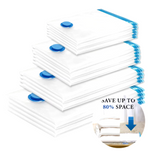 5 Pack Vacuum Storage Bags Travel Saving Package for Pillows Clothes Bedding Foldable Seal Compressed Closet Home Organizer