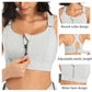 High-Impact Cross Back Sports Bra with Adjustable Front Zipper