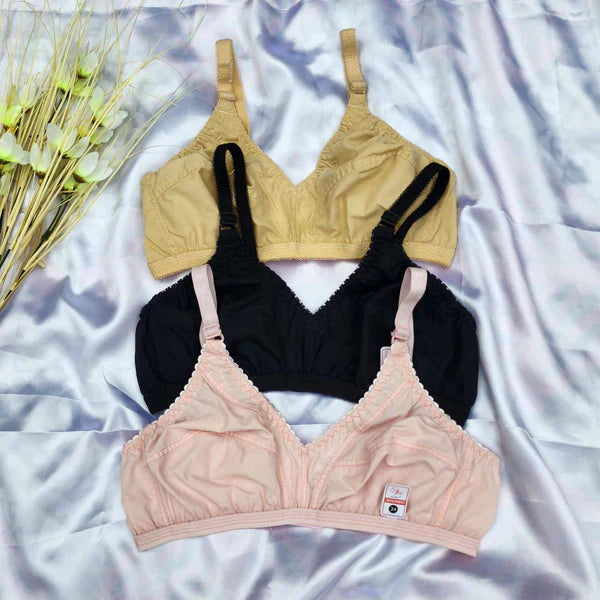 Soft Classic Cotton Non-Padded Bra - Comfortable Everyday Support