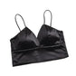Satin Tube Crop Bra - Seamless Camisole for Summer Fashion & Comfort