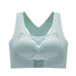 Seamless Push-Up Bra for Women – No Steel Ring, Backless Design, Chest Correction with Two-in-One Front Buckle